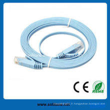 Câble de raccord plat CAT6 disponible en diverses longueurs et couleurs